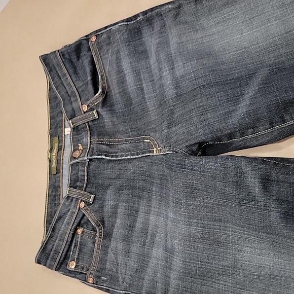 David Kahn, Size 4 "Lauren" Boot Cut, Mid Rise Jeans, Midnight Blue-Black Color - Picture 3 of 12